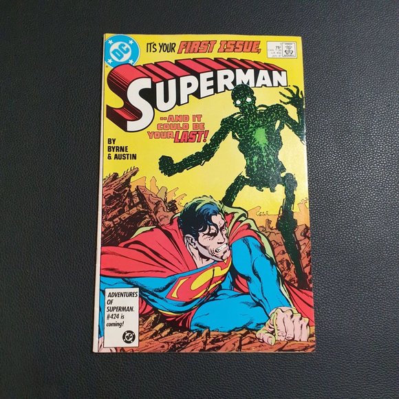 DC Comics Other - Superman 1 DC Comics Book Jan 1987 Collector Bagged Boarded Direct Edition